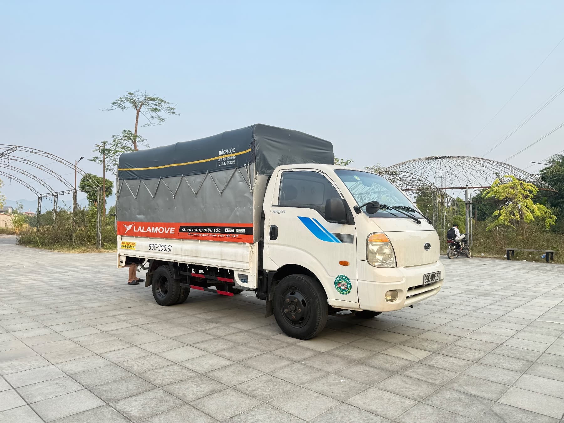 Xe tải Kia Bongo 2008 thùng bạt
